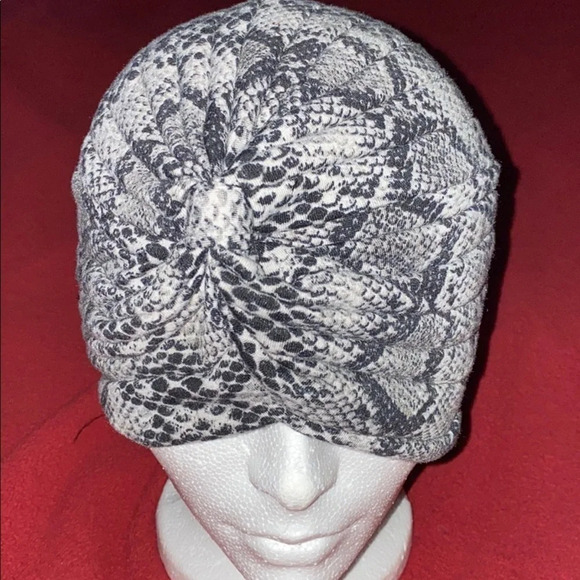 Snake print stretchy stylish  turban - Picture 3 of 9